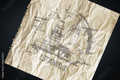 serving paper design for under plates for restaurant