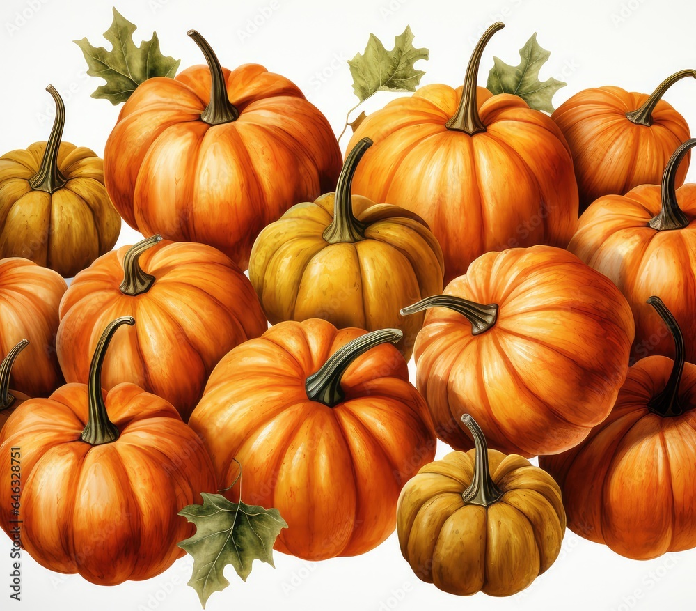 pumpkins for sale at market