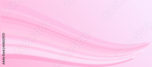 波のようなピンクのウェーブラインのベクター背景画像