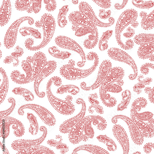 Beautifully seamless paisley pattern,