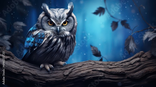 owl in the night