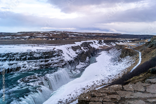frozen river in winter © SandraSevJarocka