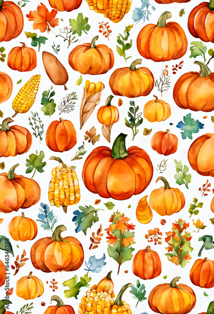 seamless pattern with pumpkins seamless pattern with pumpkins