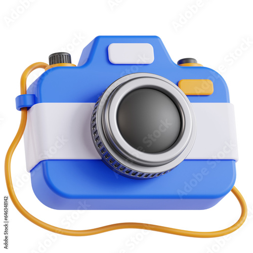 camera 3d icon design