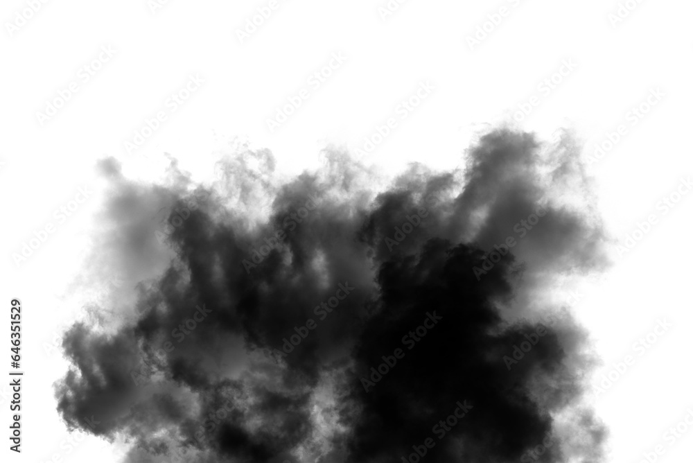 Chmury, dym na przeźroczystym tle. Bez tła. PNG - obrazy, fototapety, plakaty 