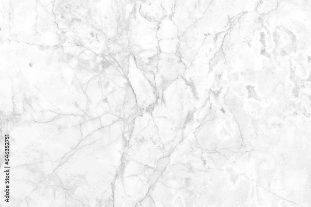 Fototapeta premium White marble texture with natural pattern for background or design artwork.