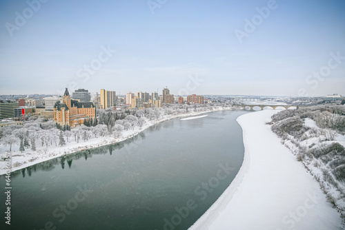 Urban Heartbeat: Downtown Saskatoon, Saskatchewan Skyline