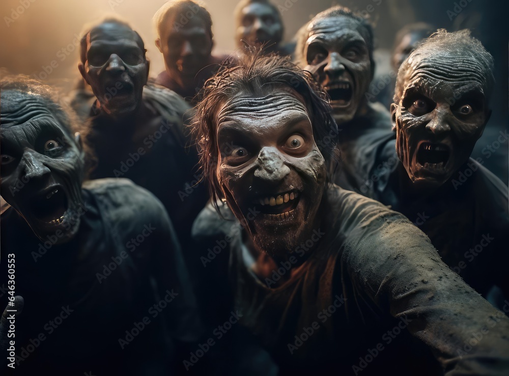 A group of zombies