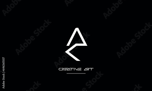 AK, KA, A, K abstract letters logo monogram