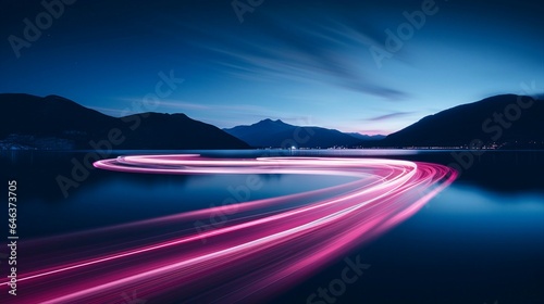 Light trails captured in a mesmerizing long exposure shot © Piotr