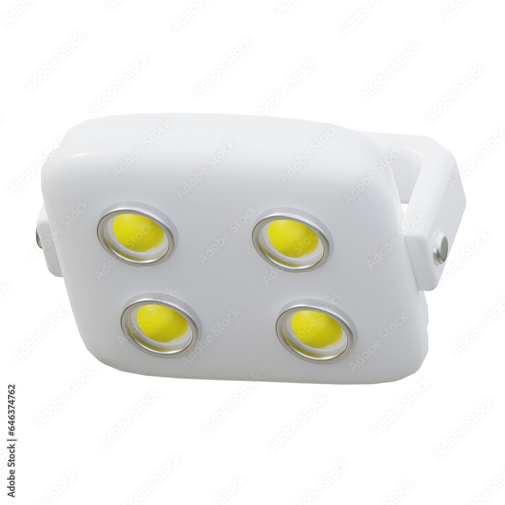 Fototapeta premium 3D Dental Lamp Illustration