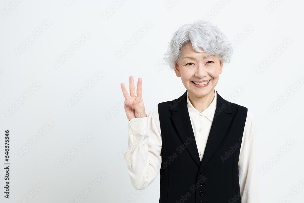 日本人シニア女性