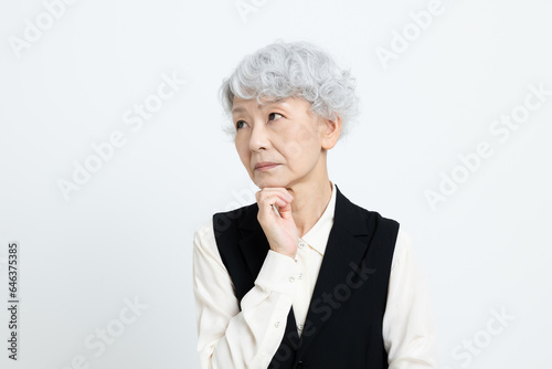 日本人シニア女性