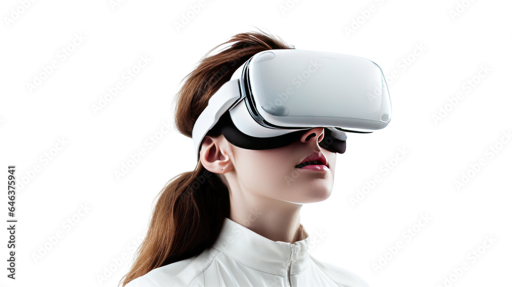 Woman with VR Glasses Woman with VR Glasses