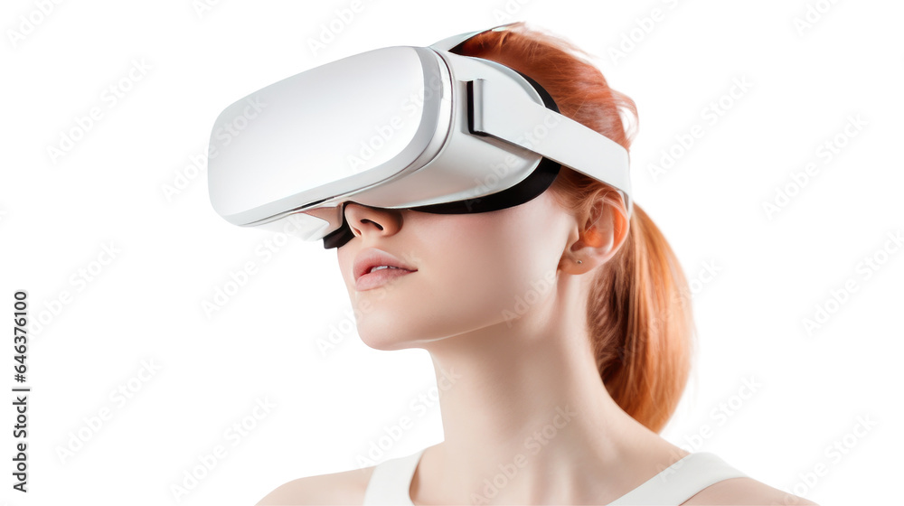 Woman with VR Glasses Woman with VR Glasses
