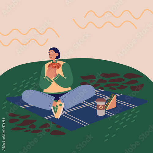 Coffeeshop Flat Illustrations