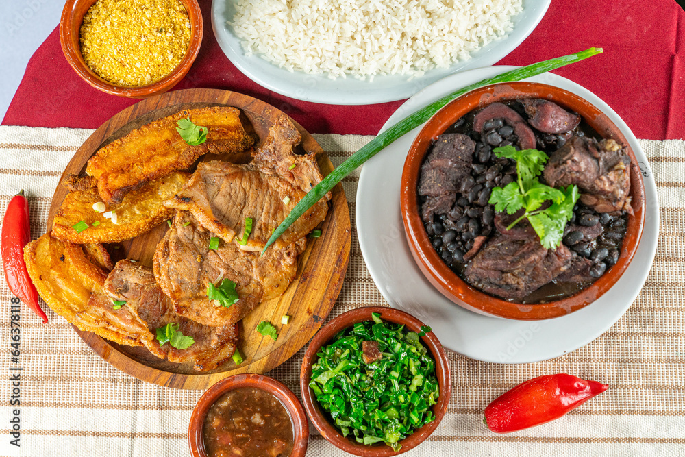Brazilian-style feijoada made with black beans
Brazilian-style feijoada made with black beans