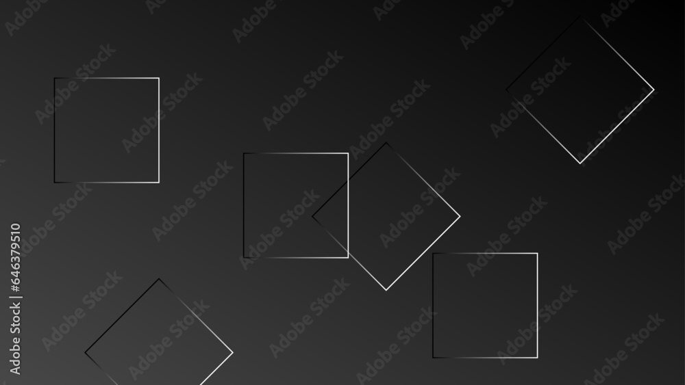 Modern Dark Blue futuristic geometric background. Futuristic hi-technology concept. Horizontal banner template. Suit for cover, banner, brochure, corporate, poster, presentation, website