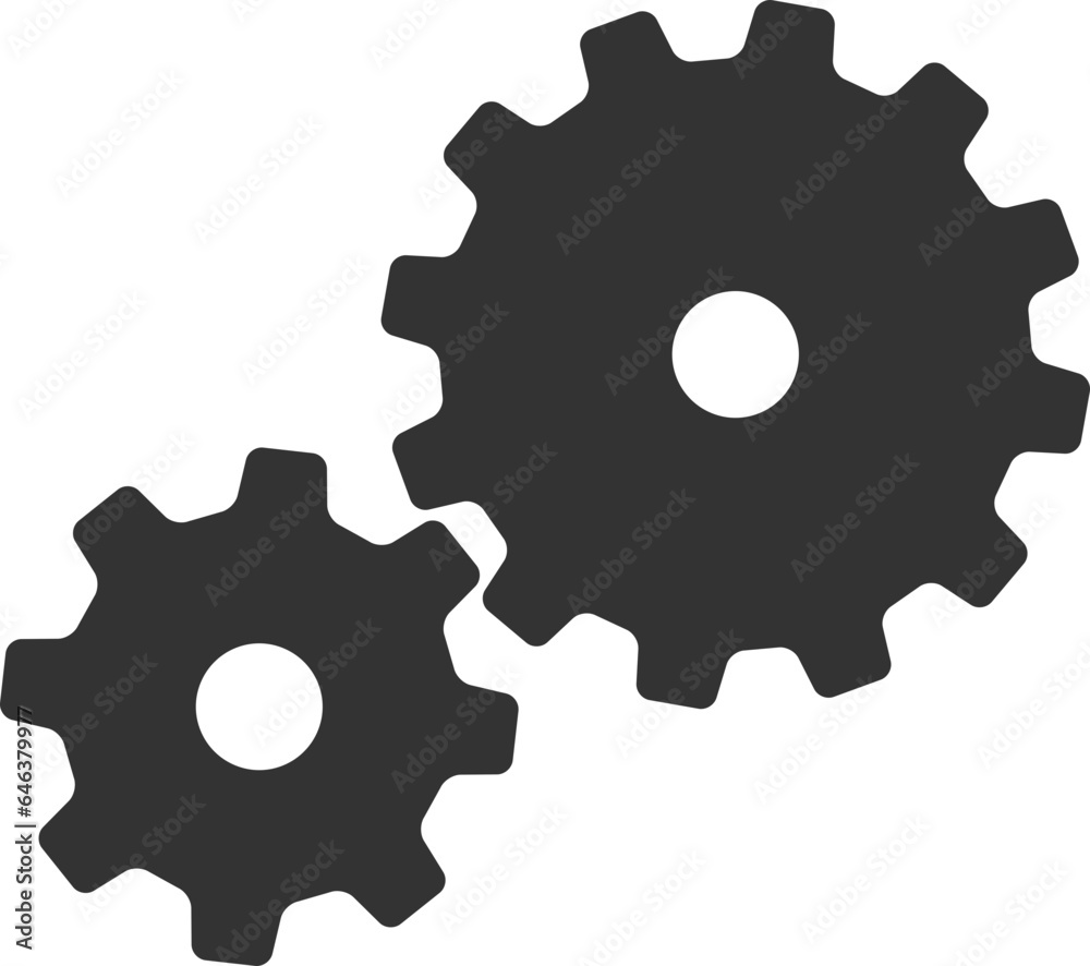 Metal gears and cogs vector. Gear icon flat design. Mechanism wheels logo. Cogwheel concept template. Metal gears and cogs vector. Gear icon flat design. Mechanism wheels logo. Cogwheel concept template.