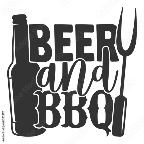 Beer And Bbq - Barbecue Illustration