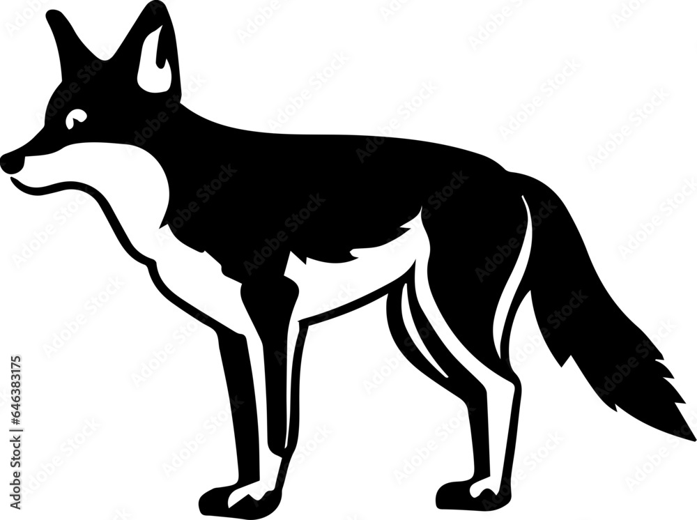 Fototapeta premium Coyote icon