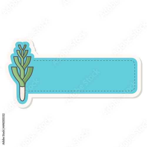 Leek Healthy Vegetable Vegetarian Ingredients Label Name Tags Sticker