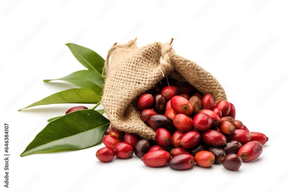 Warm Tones of Coffee Delight Roasted Coffee Beans in Burlap Sack Warm Tones of Coffee Delight Roasted Coffee Beans in Burlap Sack