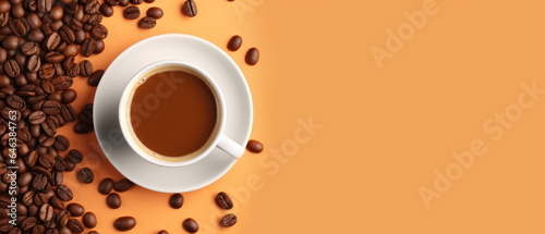 International Coffee Day: Flat Lay Concept - Banner