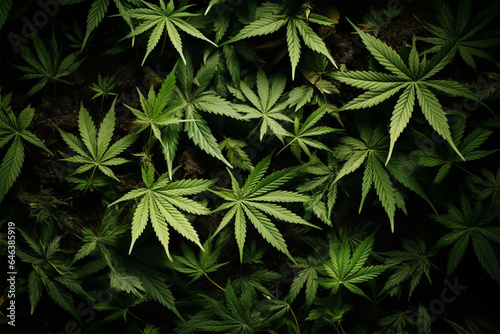 Cannabis Blätter