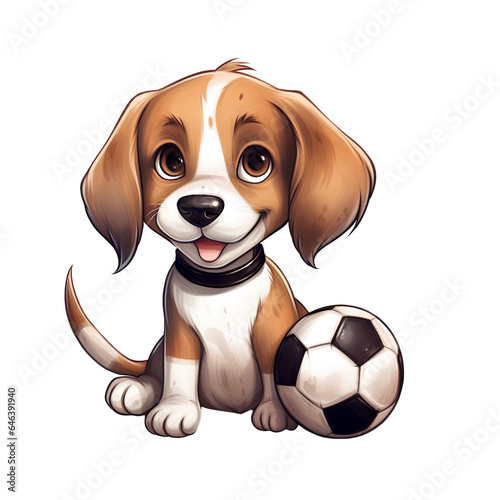 Football Dogs Clipart © hathairat