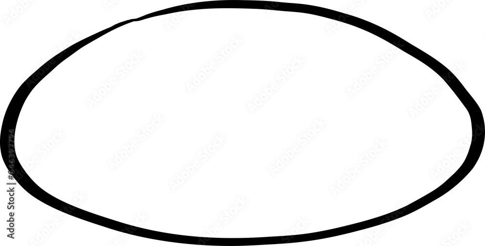 Scribble Round Frame Scribble Round Frame