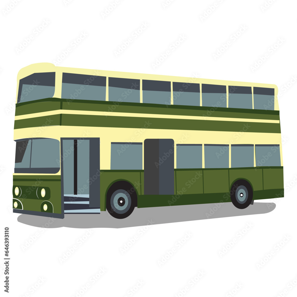 Vector illustration of Double Decker Bus for public transport.
Vector illustration of Double Decker Bus for public transport.