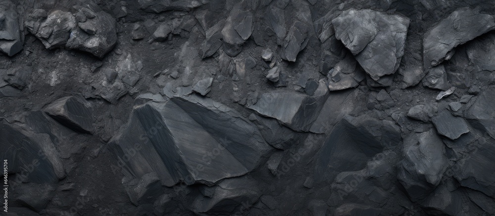 Coal against a isolated pastel background Copy space