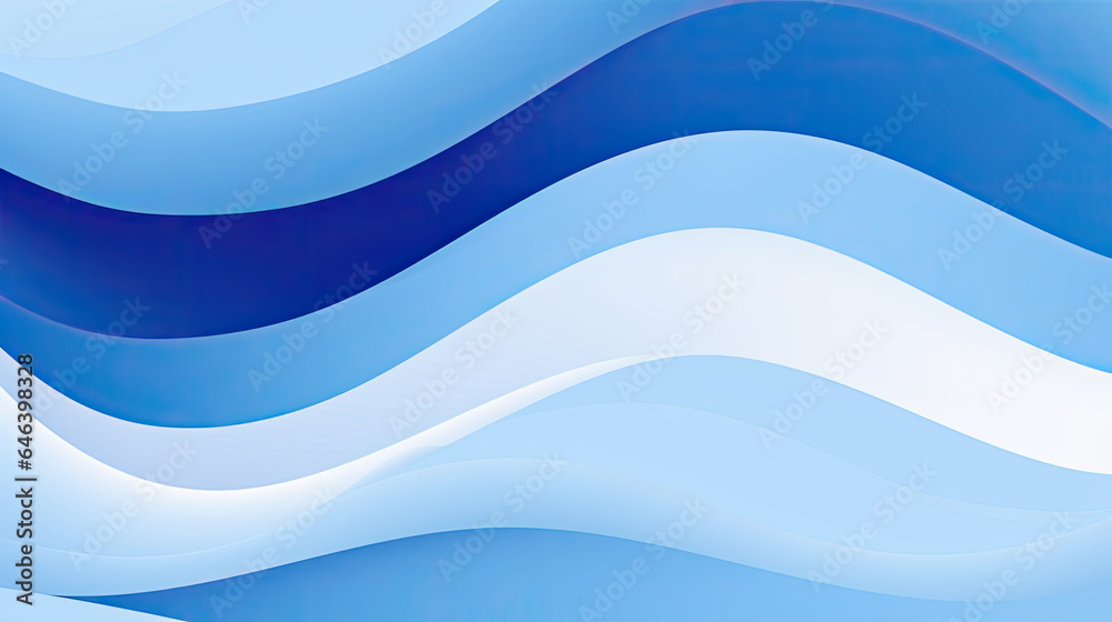 Fototapeta premium Vector abstract, Dynamic interplay of blue and white lines converge, crafting a mesmerizing backdrop