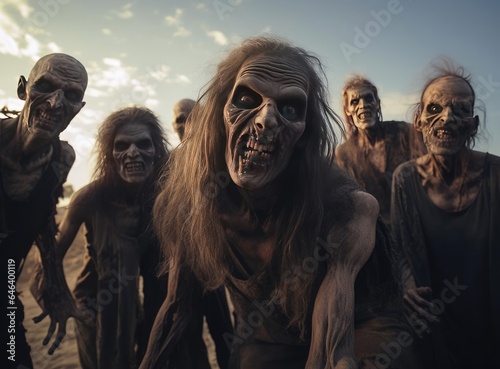 A group of zombies