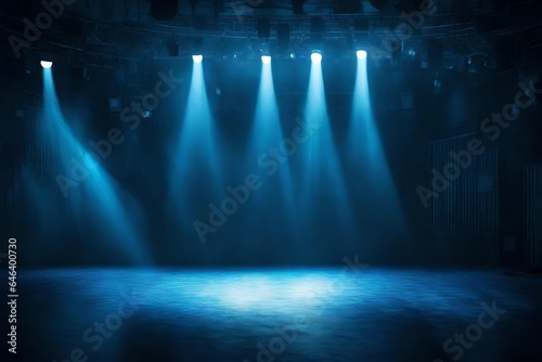 spotlight on stage