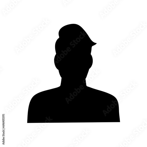 head silhouettes avatar, profile icons. vector illustration