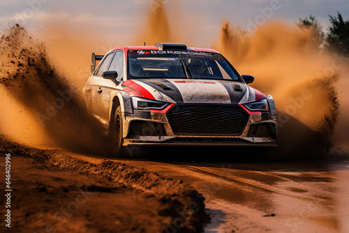 Rally racing motorsport car © arhendrix