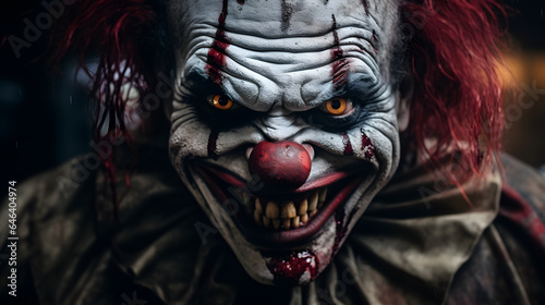 Sinister Grin: Portrait of an Evil Clown