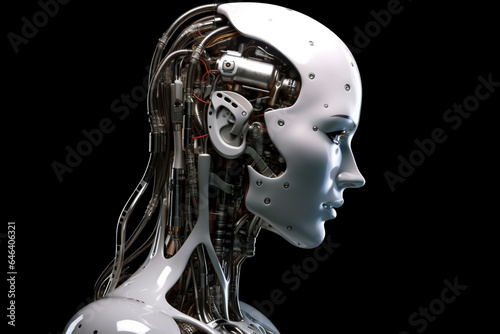 人工知能を搭載したAIヒューマノイド「AI生成画像」 © kai