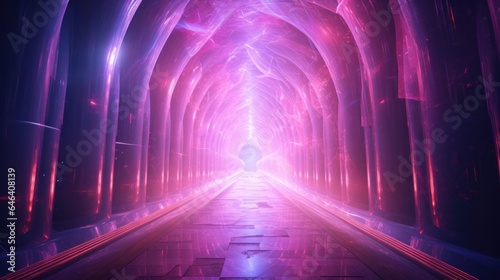 Time warp design and time travel tunnel wallpaper