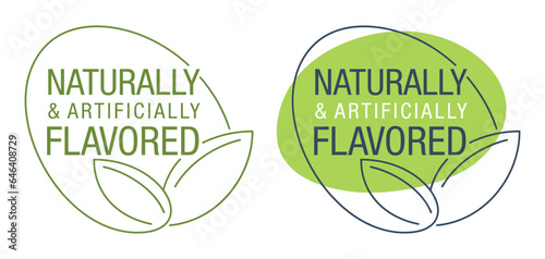 Food label - Naturally and Artificially Flavored