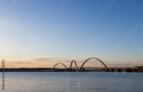 Fototapeta Naklejka Na Ścianę i Meble -  JK Bridge in Brasilia, Brazil