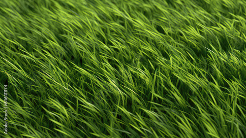 Texture of fresh green grass top view. Surface template with lawn. 
