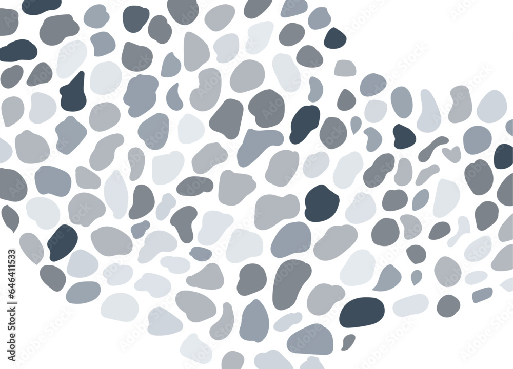 Natural stone path. Garden design. Vector.
Natural stone path. Garden design. Vector.