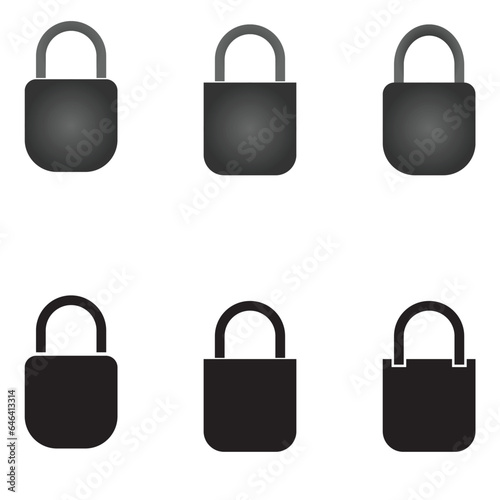set of locks lock, padlock, security, safety, icon, metal, protection, safe, secure, key, steel, vector, open, closed, symbol, close, unlock, iron, object, solid, chrome, silver, system, brass,