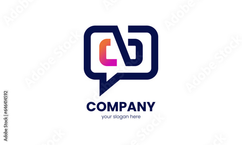 Chatting Message Logo, suitable for your business and graphic needs.