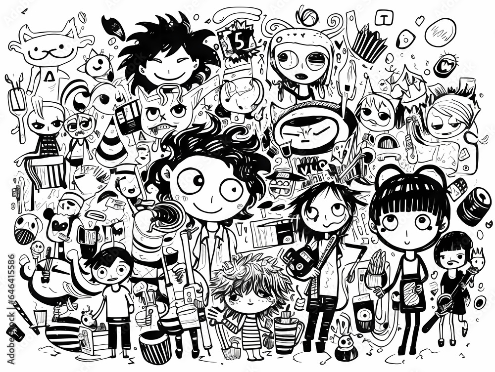 Group Of Cartoon Characters Group Of Cartoon Characters