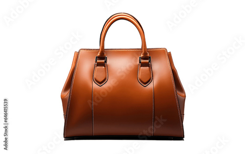 Sophisticated Women Handbag Isolated on a Transparent Background PNG. Generative AI