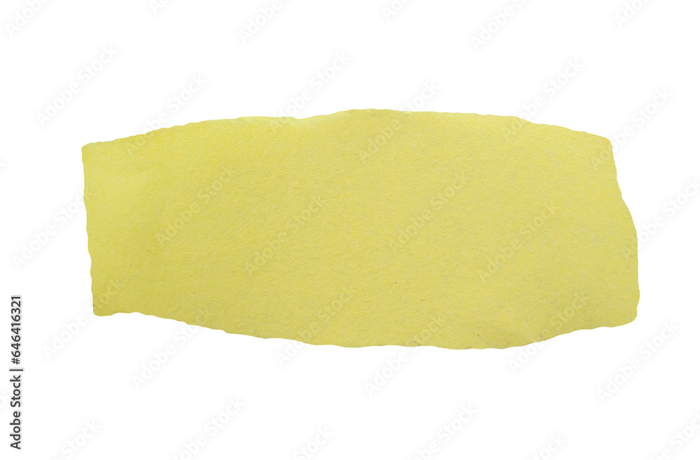 Yellow torn paper piece on transparent background. Ripped paper label png. Yellow torn paper piece on transparent background. Ripped paper label png.